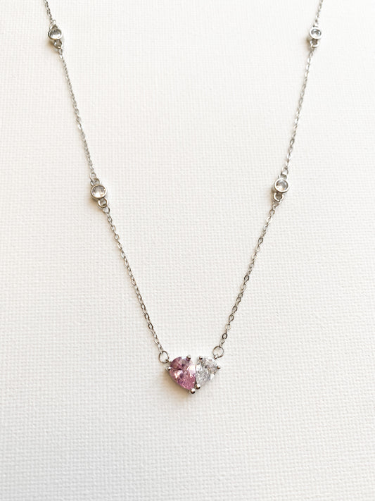 INFINITY LOVE NECKLACE SILVER